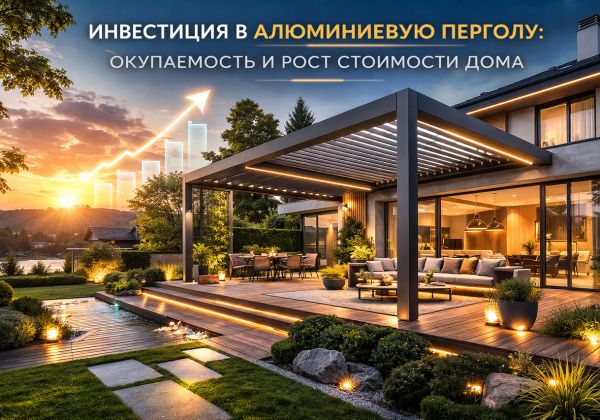Инвестиция в алюминиевую перголу: окупаемость и рост стоимости дома